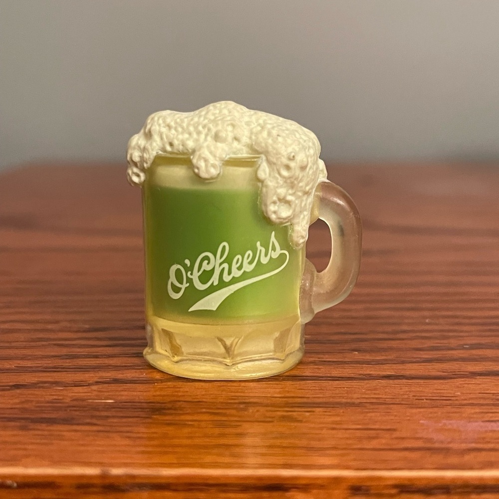 O’Cheers  Green Beer St. Patrick’s Day Brooch Vintage Hallmark 1982 EUC - Picture 2 of 6